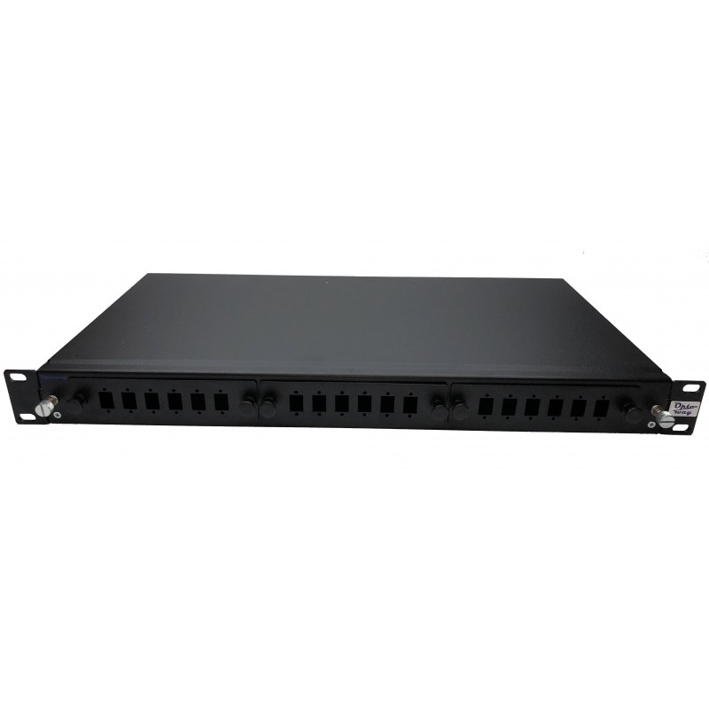 19" LC DX Moduler Raysız Fiber Optik Patch Panel