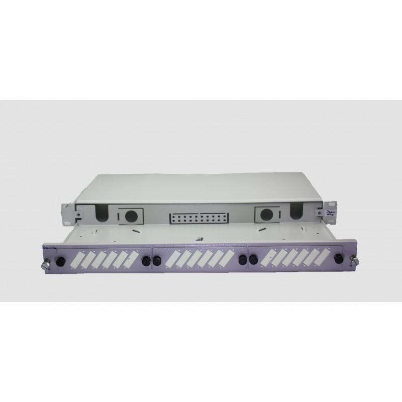 19" SC DX Moduler Raysız Fiber Optik Patch Panel