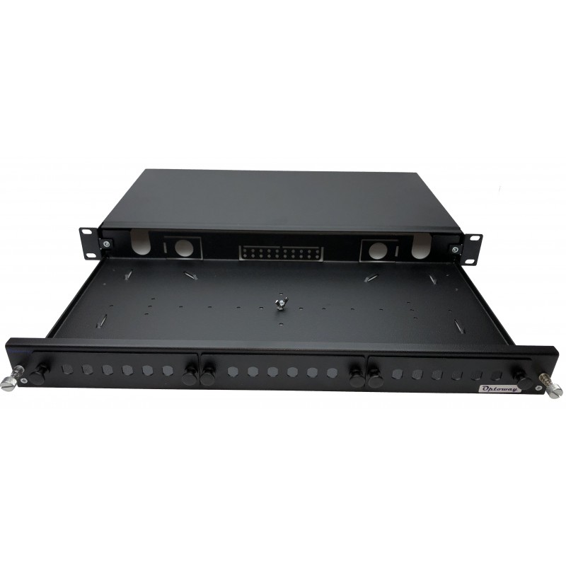 19" ST DX Moduler Raysız Fiber Optik Patch Panel