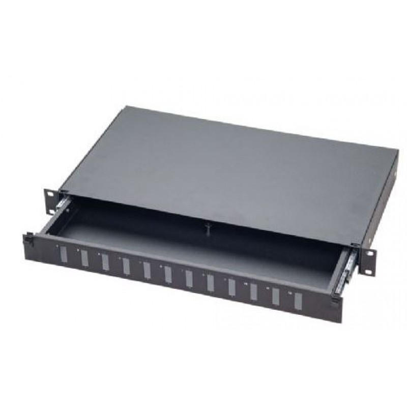 Fiber Optik Patch Panel 19'' Rack Tipi LC Raylı