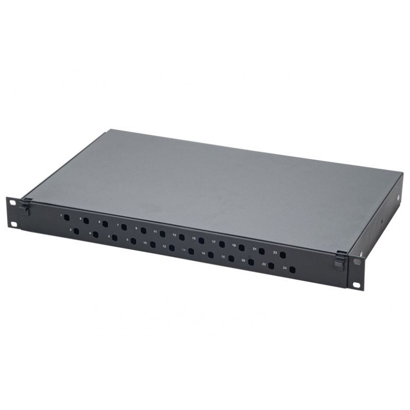 Fiber Optik Patch Panel 19'' Rack Tipi ST Raylı