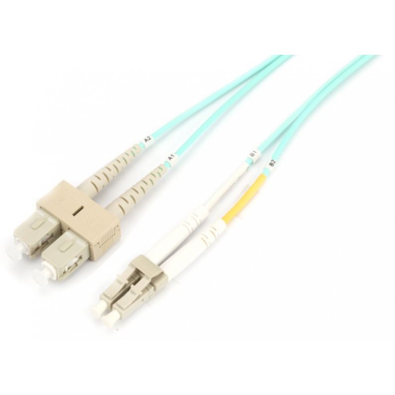 LC/PC-SC/PC Multi Mode 50/125 OM3 Duplex Patchcord-10m