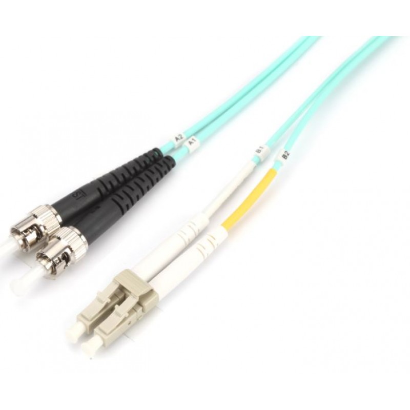 LC/PC-ST/PC Multi Mode 50/125 OM3 Duplex Patchcord-5m