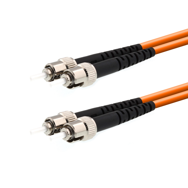 ST/PC-ST/PC Multi Mode 50/125 Duplex Patchcord-1m