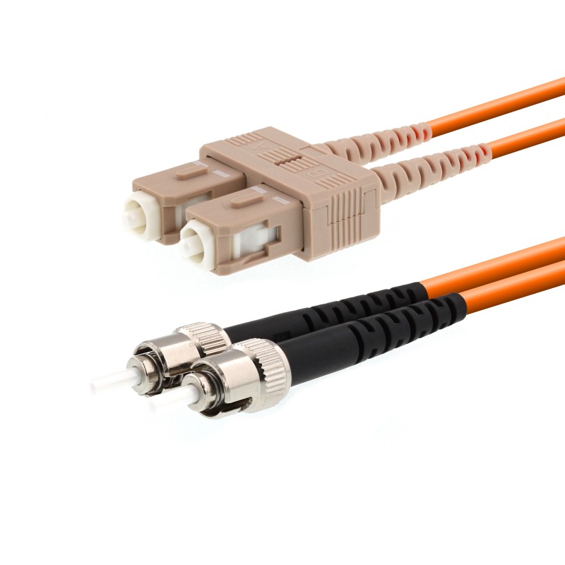 SC/PC-ST/PC Multi Mode 62,5/125 Duplex Patchcord-1...