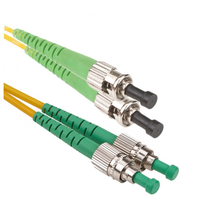 ST/APC-FC/APC Single Mode Duplex LSZH Patchcord-3m