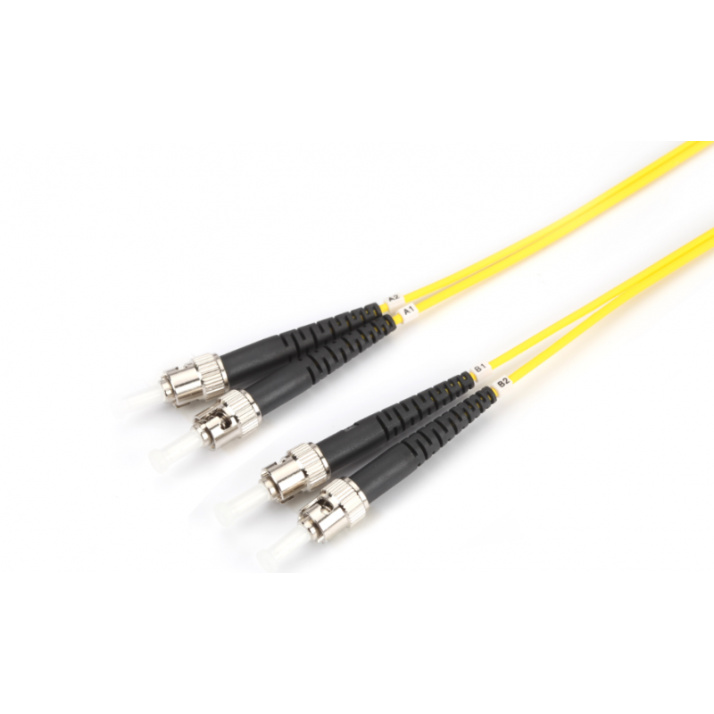 ST/PC-ST/PC Single Mode 9/125 Duplex Patchcord-1m