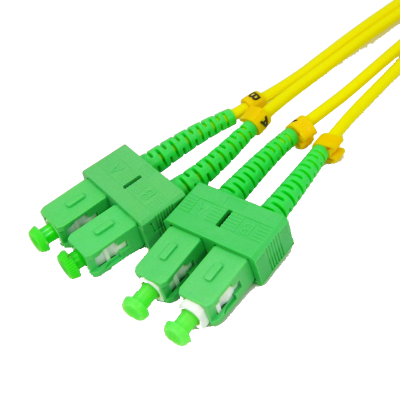 SC/APC-SC/APC Single Mode Duplex LSZH Patchcord-3m